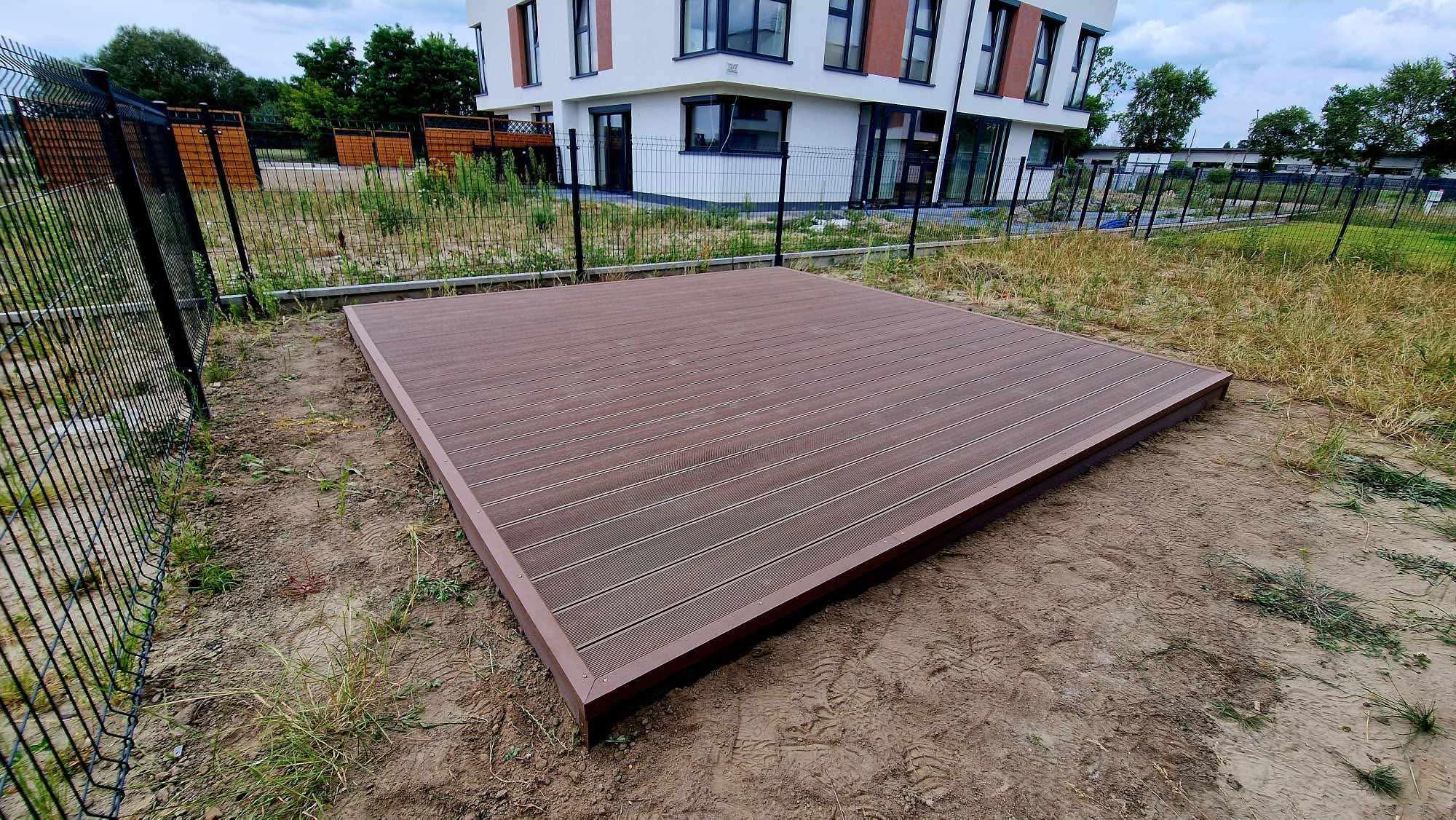 ground-level terrace