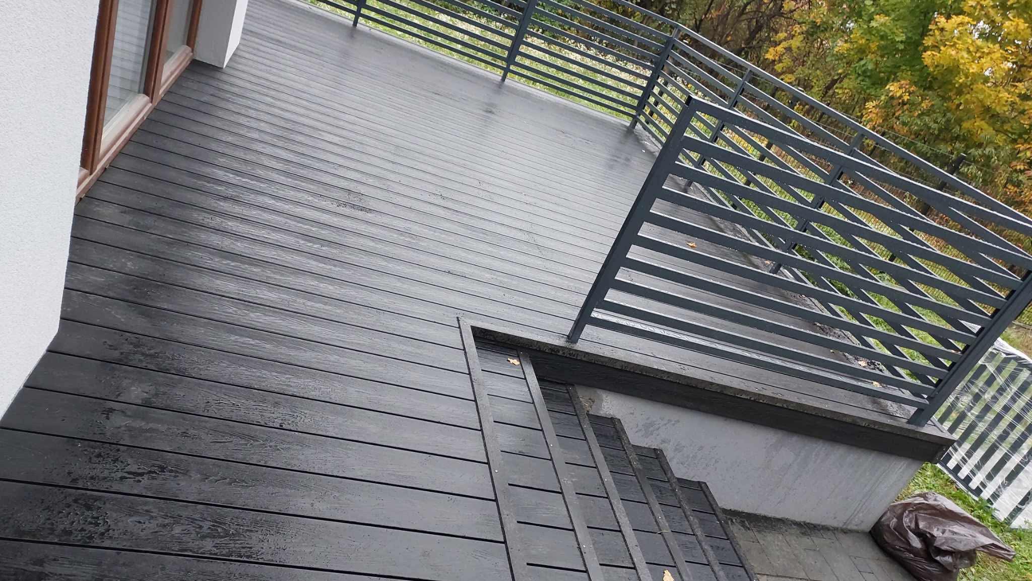 select graphite composite decking board